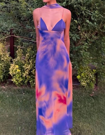 StyleCast x Revolte Fit & Flare Maxi Dress